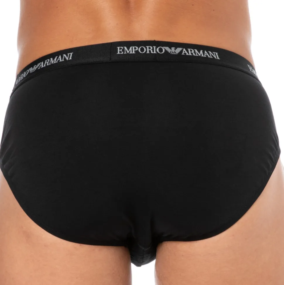 Lot de 3 Slips Core Logoband Noirs