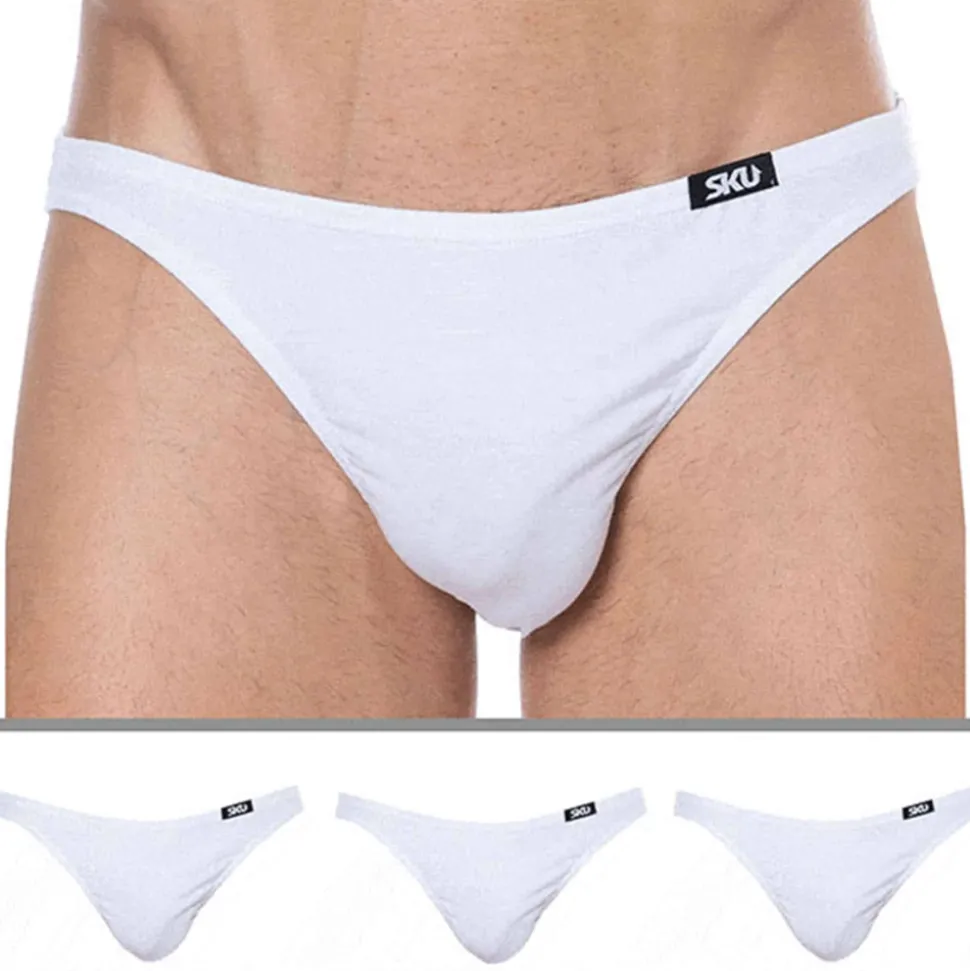 Lot de 3 Slips Mini Coton Blancs
