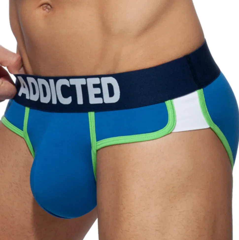 Lot de 3 Slips Second Skin Blanc - Marine - Bleu Roi
