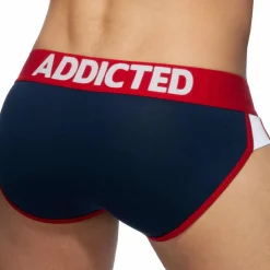 Lot de 3 Slips Second Skin Blanc - Marine - Bleu Roi