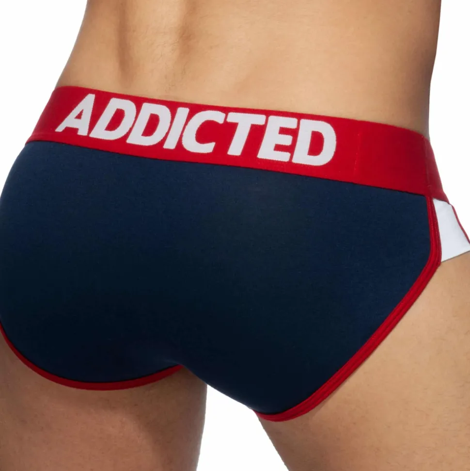 Lot de 3 Slips Second Skin Blanc - Marine - Bleu Roi