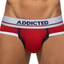 Lot de 3 Slips Tommy Coton Bleu Marine - Blanc - Rouge