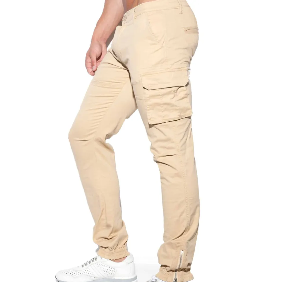 Pantalon Cargo Beige