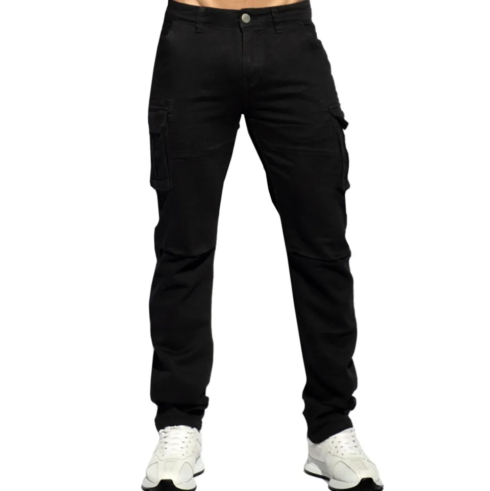 Pantalon Cargo Jeans Noir