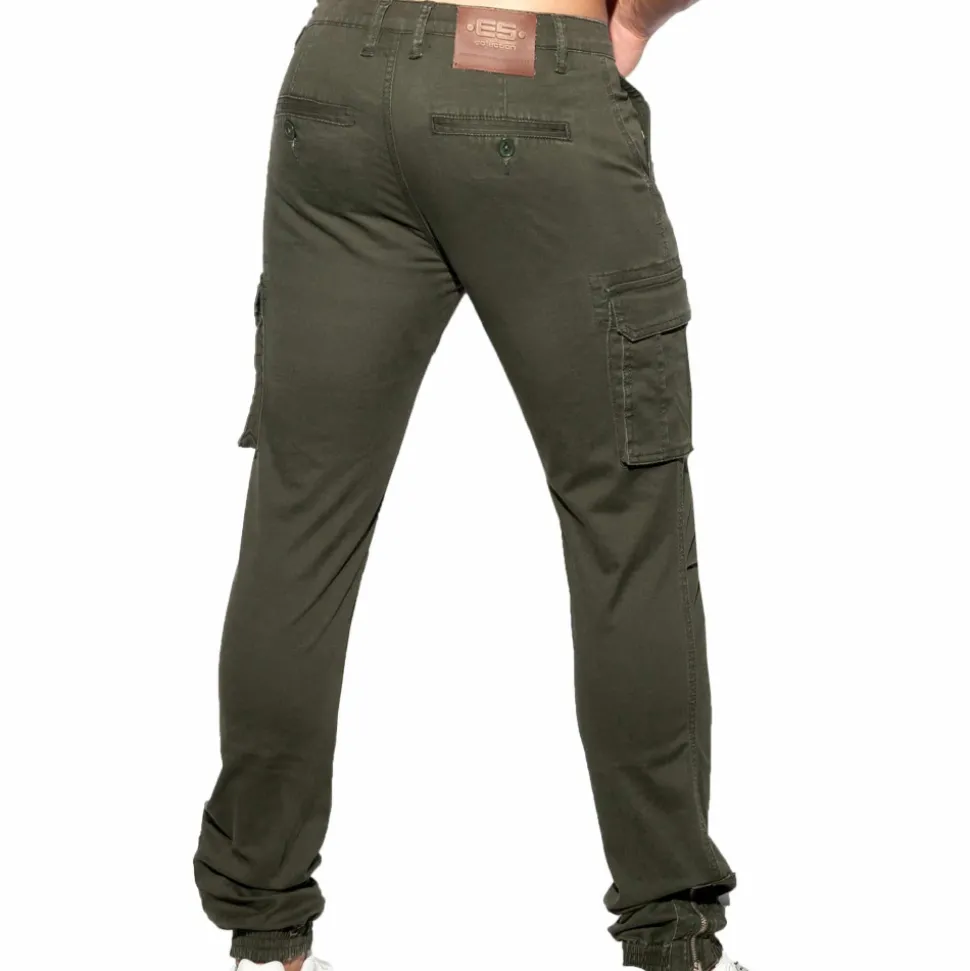 Pantalon Cargo Kaki