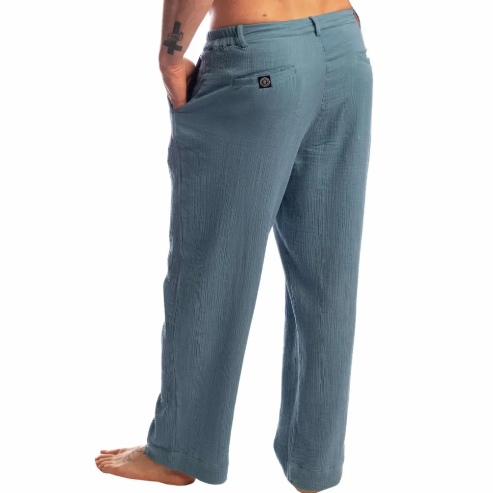 Pantalon Lounge Palm Spring Bleu Alizé