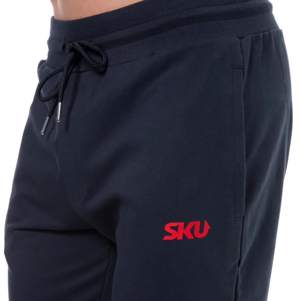 Pantalon Sport Coton Bleu Marine