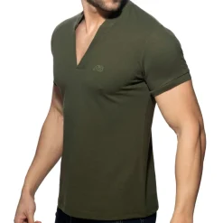 Polo Col V AD Kaki