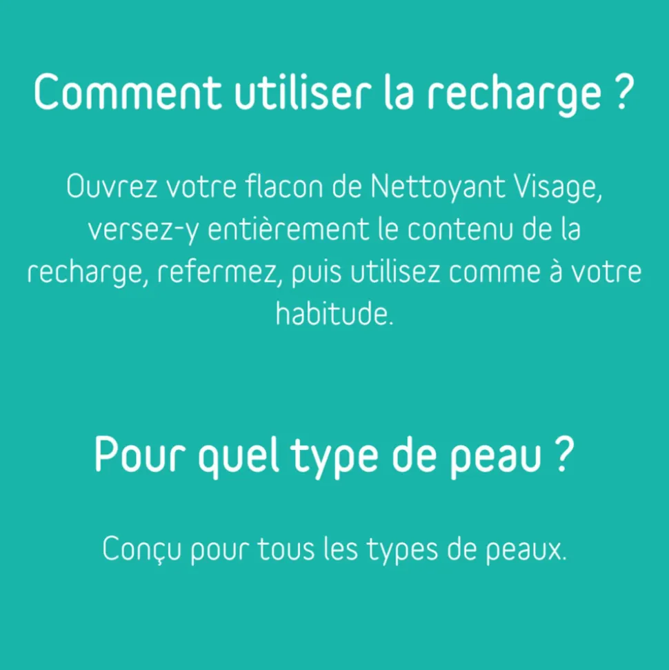 Recharge Nettoyant Visage Ultra-Doux - Cycle Pureté - 100 ml