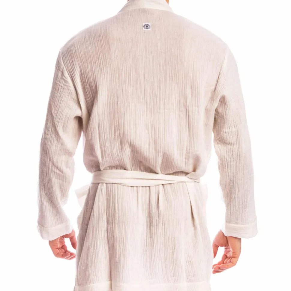 Robe de Chambre Palm Spring Blanche