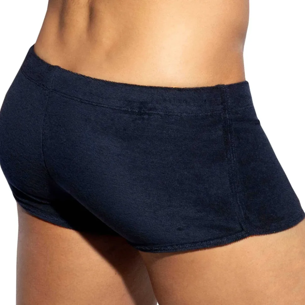 Short Coton Eponge Bleu Marine