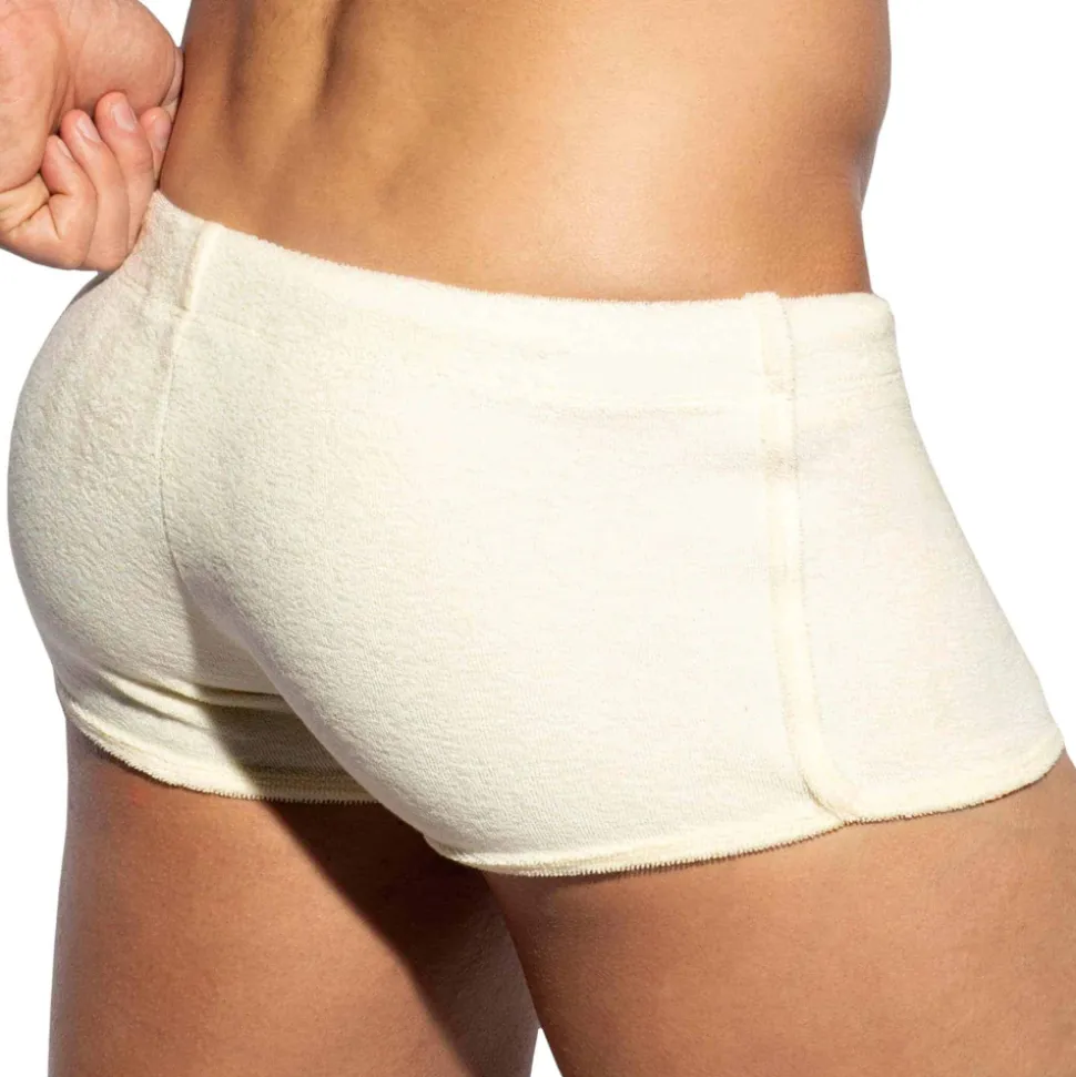 Short Coton Eponge Ivoire