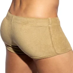 Short Coton Eponge Ocre