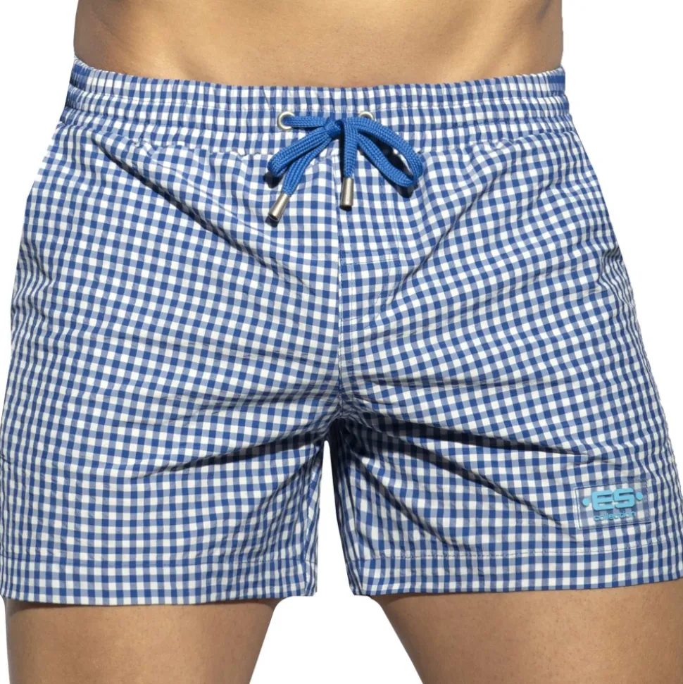 Short de Bain Chess Bleu