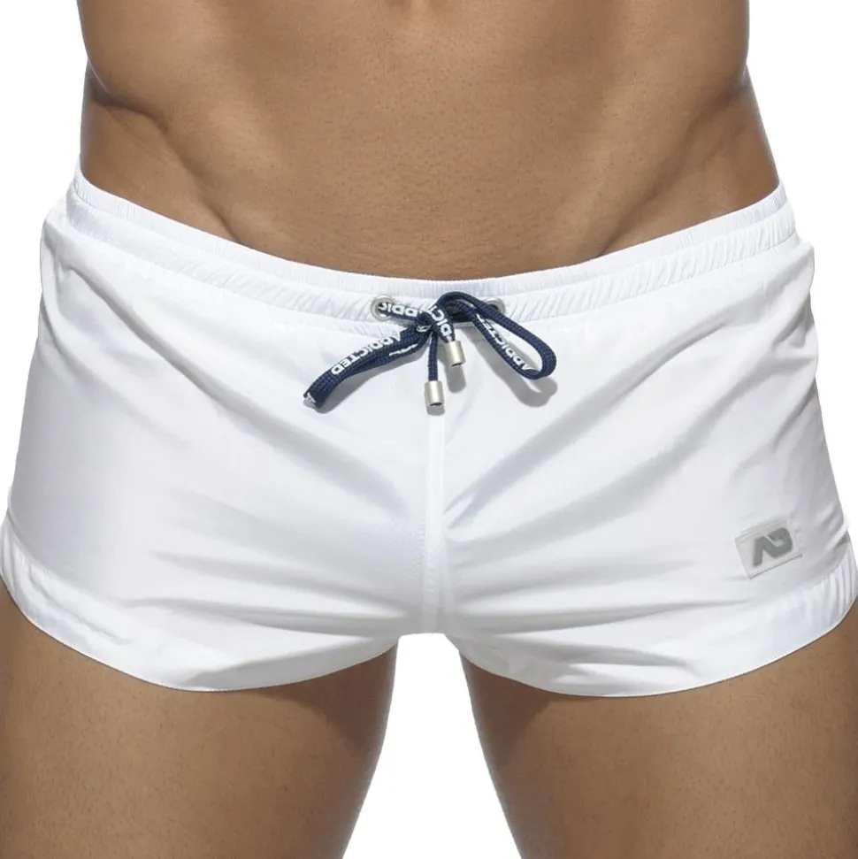 Short de Bain Mini Basic Blanc