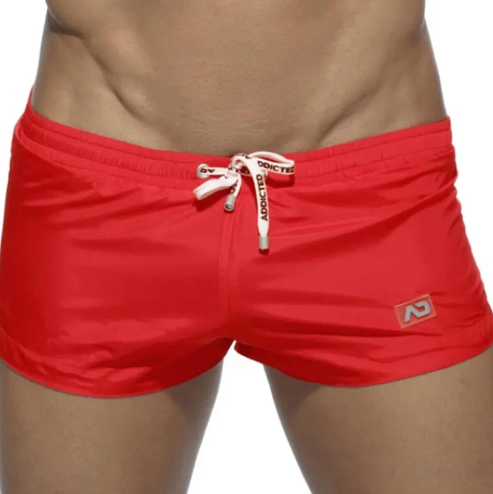Short de Bain Mini Basic Rouge