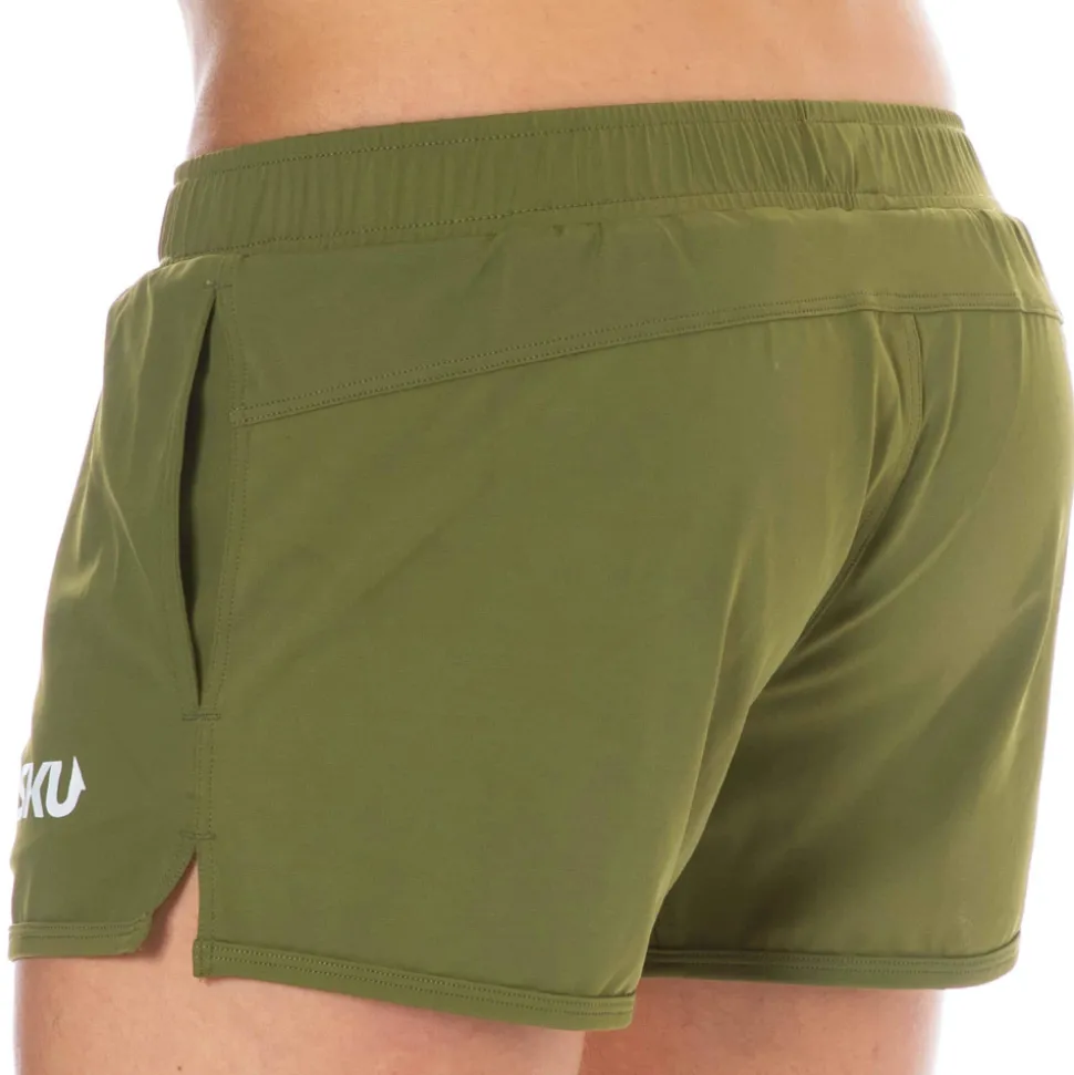 Short de Bain Sport Kaki