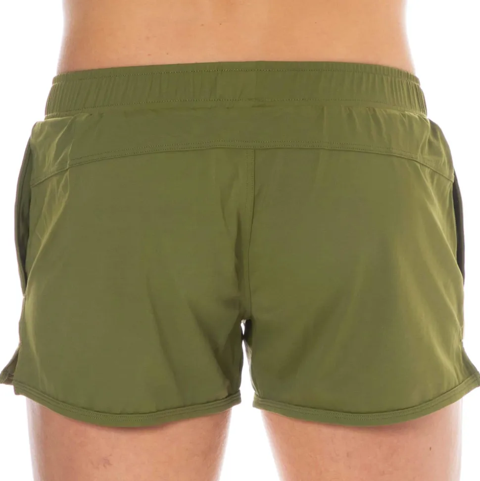 Short de Bain Sport Kaki