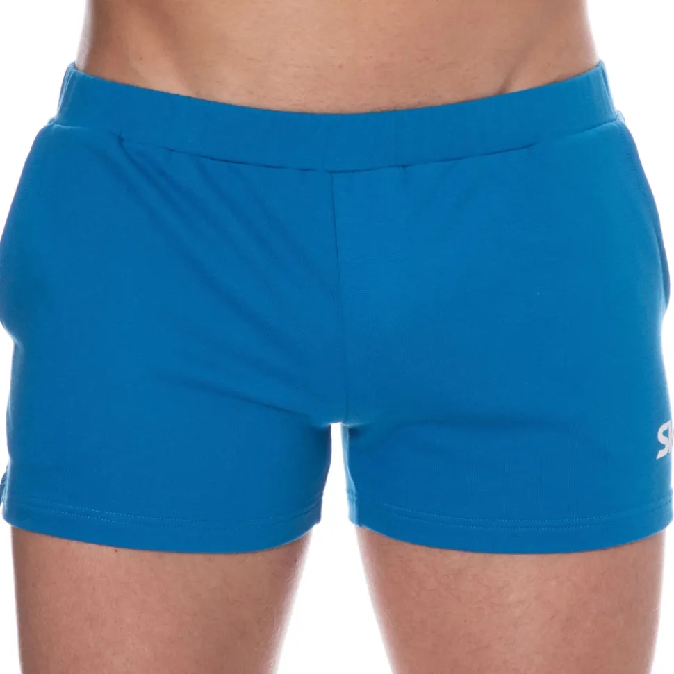 Short de Sport Coton Bleu Roi