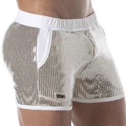 Short Glitter Argent