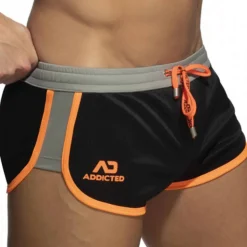 Short Mix Microfibre Noir