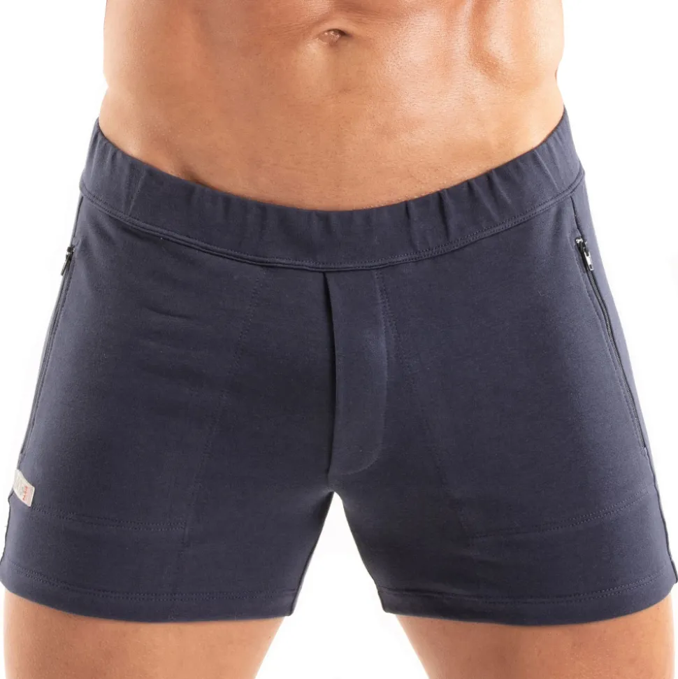 Short Paris Zippé Bleu Marine
