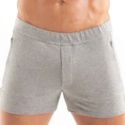 Short Paris Zippé Gris Chiné