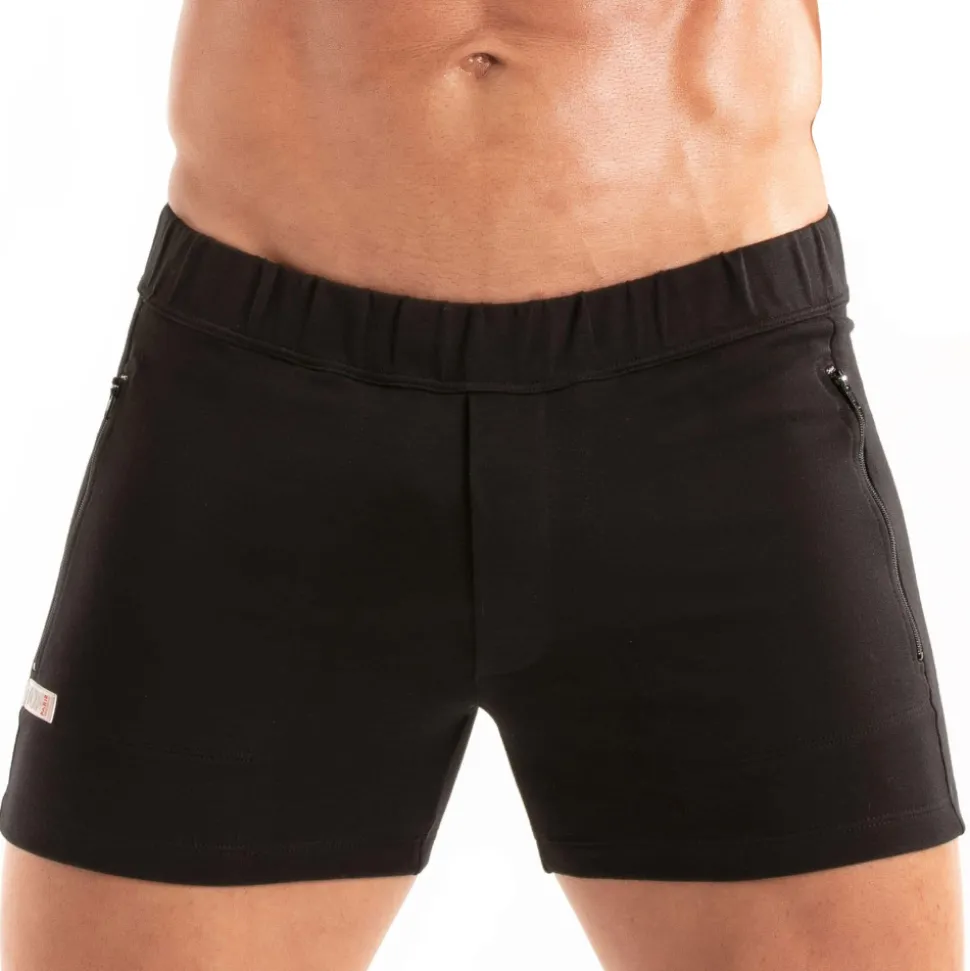 Short Paris Zippé Noir