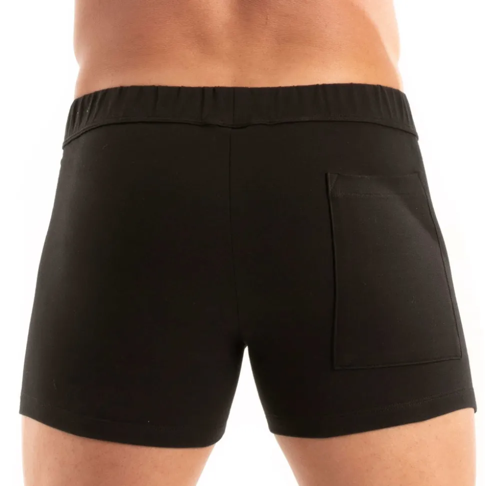 Short Paris Zippé Noir
