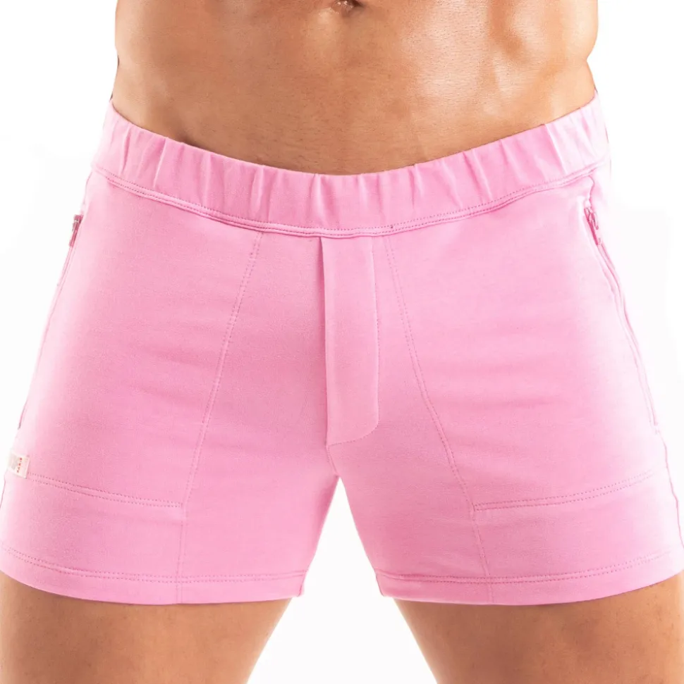 Short Paris Zippé Rose