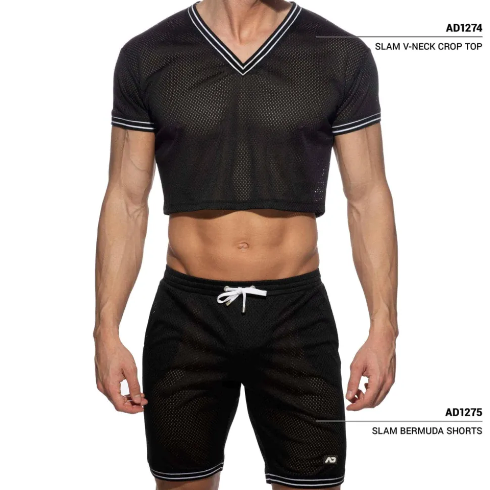 Short Slam Mesh Noir