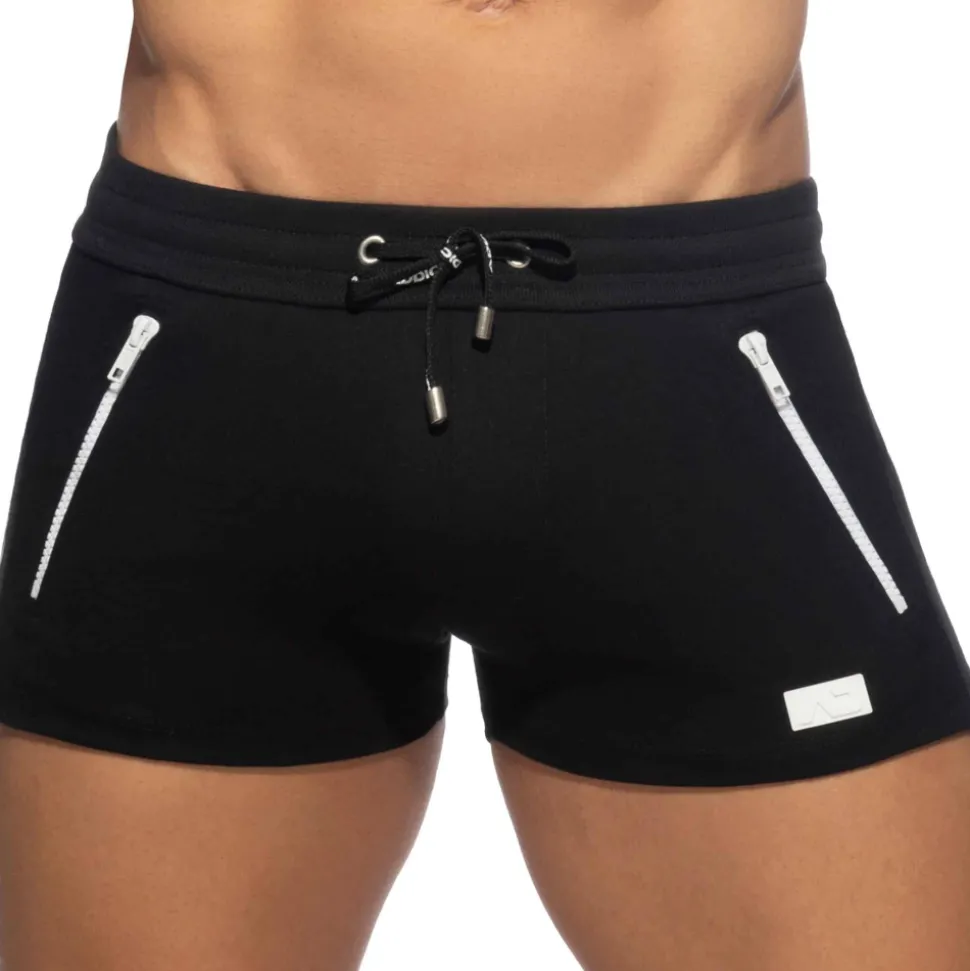 Short Sport Double Zip Noir