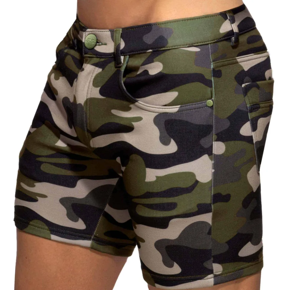 Short Svelte Microfibre Camouflage