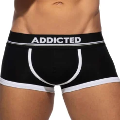 Shorty Basic Colors Coton Noir - Blanc