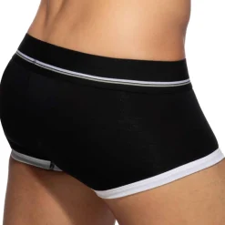 Shorty Basic Colors Coton Noir - Blanc