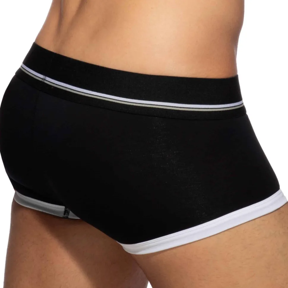 Shorty Basic Colors Coton Noir - Blanc