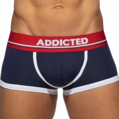 Shorty Basic Colors Coton Bleu Marine - Rouge