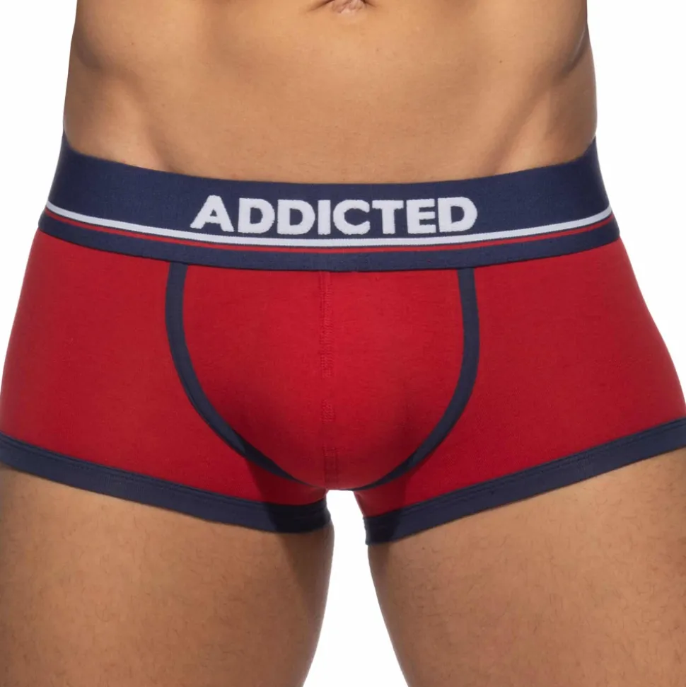 Shorty Basic Colors Coton Rouge - Marine
