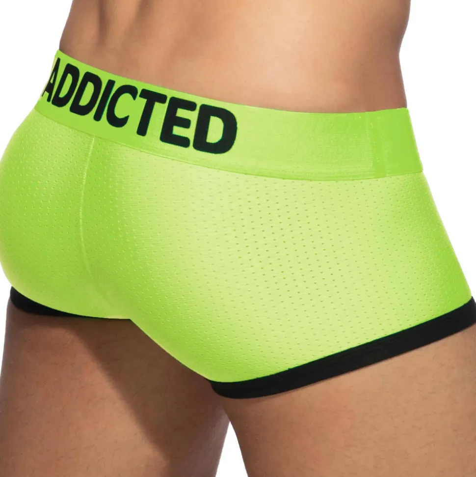 Shorty Basic Colors Mesh Vert Fluo