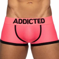 Shorty Basic Colors Mesh Rose Fluo