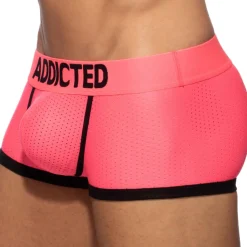 Shorty Basic Colors Mesh Rose Fluo