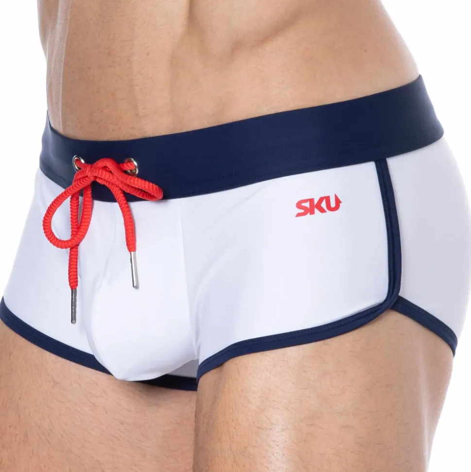 Shorty de Bain Blanc