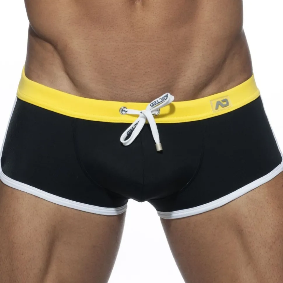 Shorty de Bain Uni Noir
