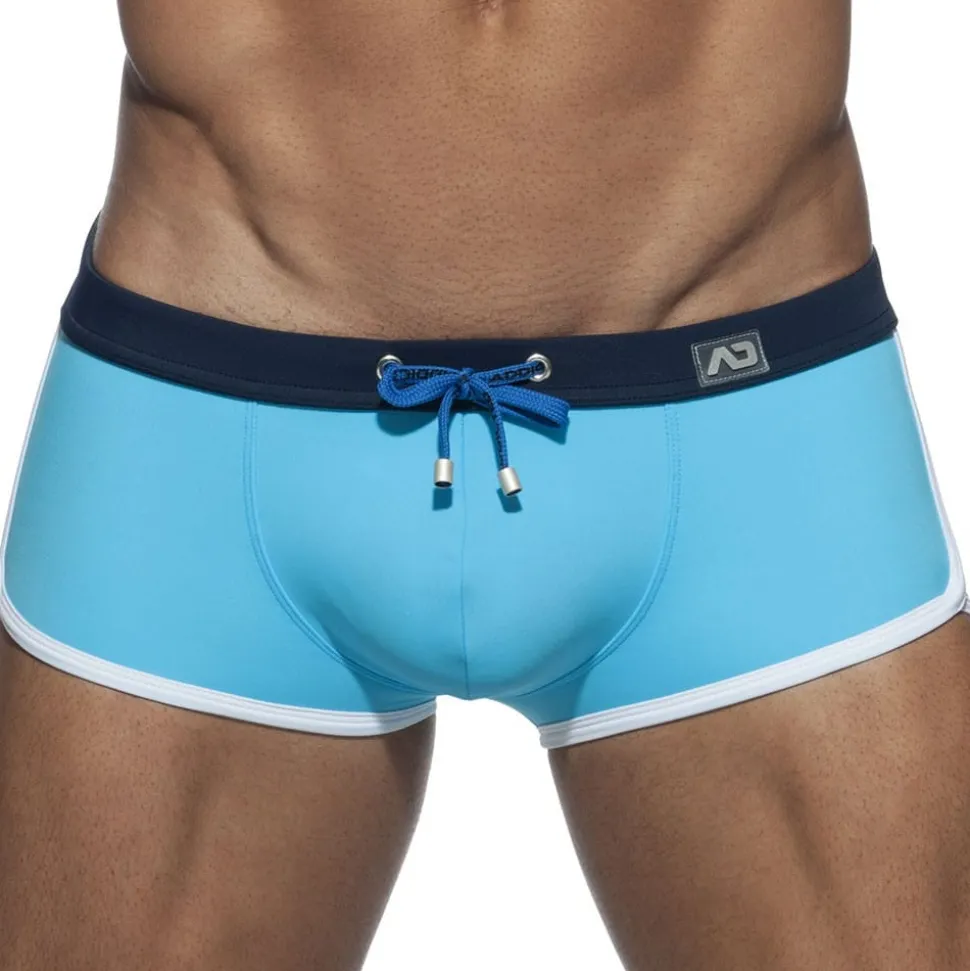 Shorty de Bain Uni Turquoise