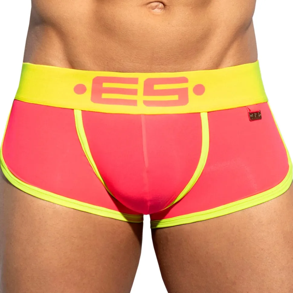 Shorty Double Side Microfibre Rose Fluo