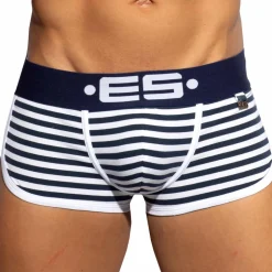 Shorty Empty Bottom Double Side Coton Marinière