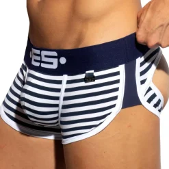 Shorty Empty Bottom Double Side Coton Marinière