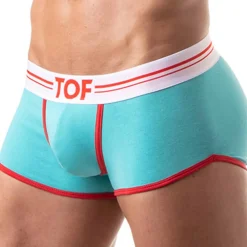 Shorty French Coton Bleu Turquoise