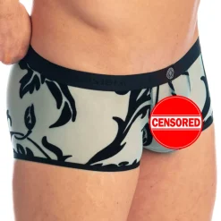 Shorty Hipster Push Up Velours Mystique Turquoise