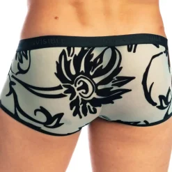 Shorty Hipster Push Up Velours Mystique Turquoise